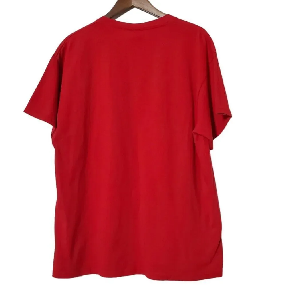Vintage Betty Boop T Shirt Size L Red Whats Up With That Y2K 2000 Freeze